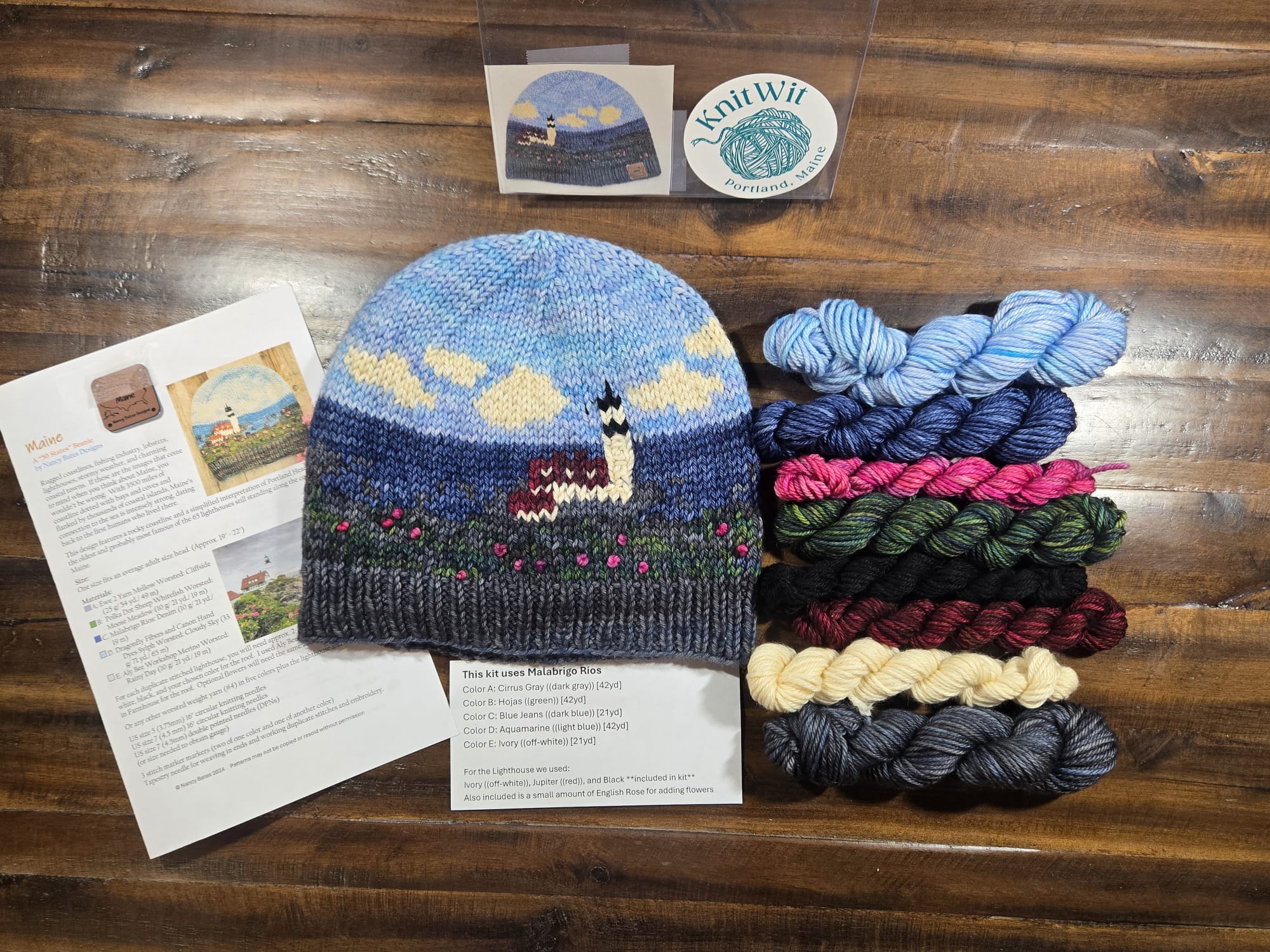 Portland Headlight Beanie Kit – KnitWit Yarn Shop
