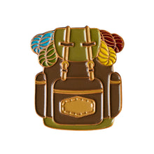 Load image into Gallery viewer, Hiking Pack Enamel Pin
