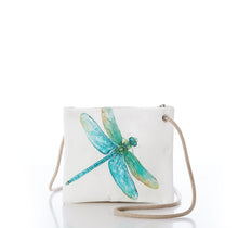 Load image into Gallery viewer, Sea Bags - Watercolor Dragonfly Slim Crossbody
