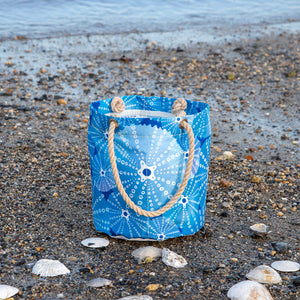 Sea Bags - Blue Sea Urchins Beachcomber Bucket