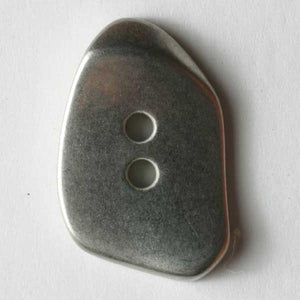 Irregular Shaped Silver Button