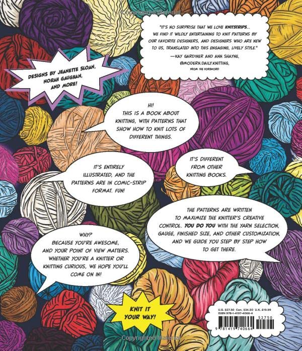 Knitstrips: The World's First Comic-Strip Knitting Book – KnitWit