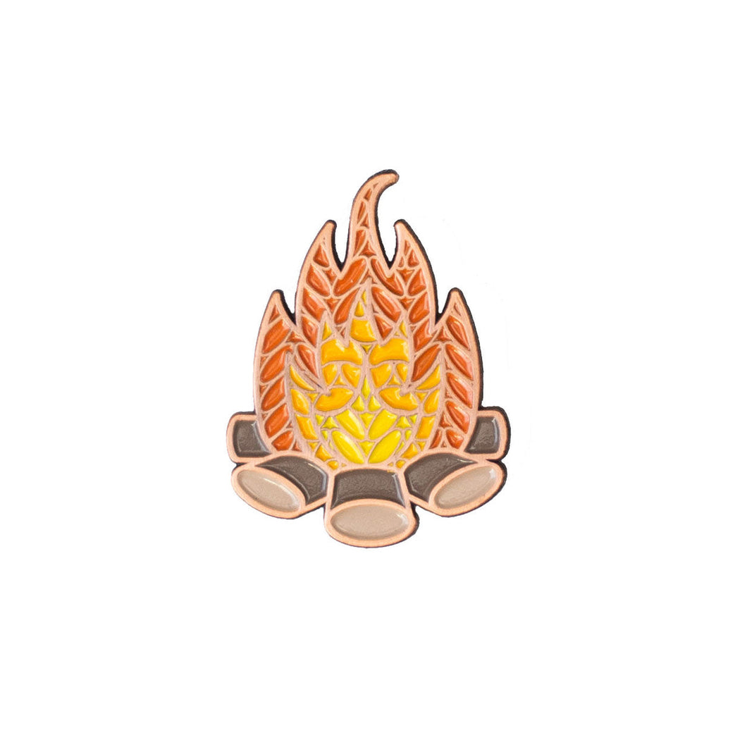 Campfire Enamel Pin