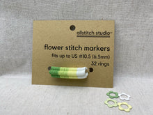 Load image into Gallery viewer, Flower Stitch Markers
