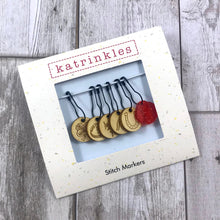 Load image into Gallery viewer, Katrinkles - Good Luck Stitch Markers (February 2023)
