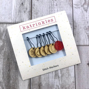 Katrinkles - Good Luck Stitch Markers (February 2023)