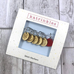 Katrinkles - Good Luck Stitch Markers (February 2023)