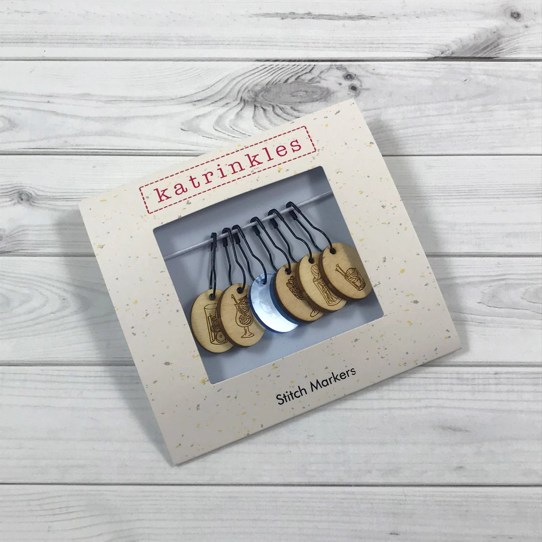 Dry January Stitch Markers (January 2023 Limited Edition)