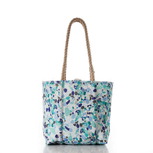 Load image into Gallery viewer, Sea Bags - White Anchor on Sea Glass Print Handbag
