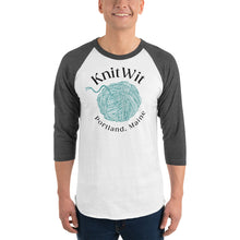 Load image into Gallery viewer, KnitWit 3/4 sleeve raglan shirt
