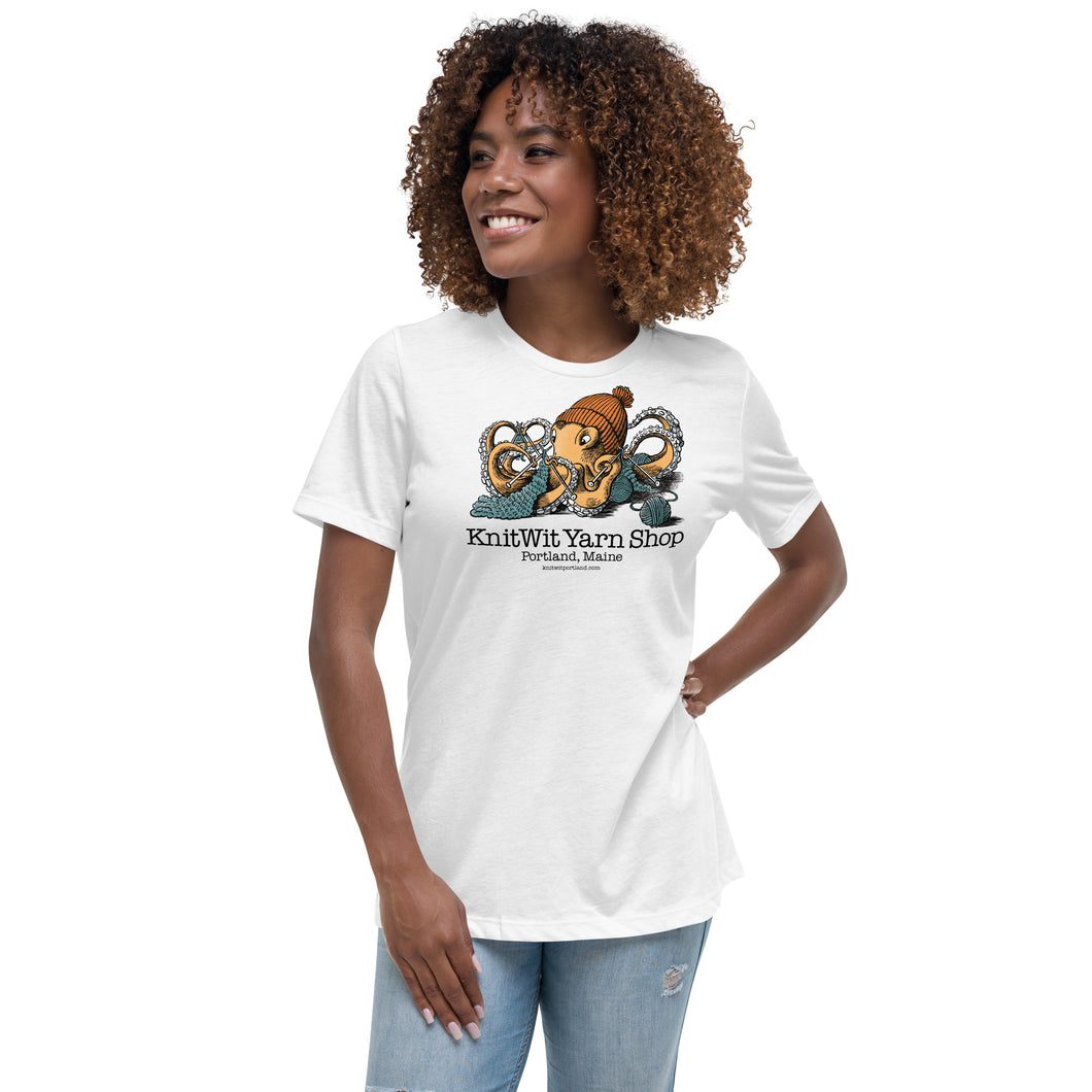 Octopus Knitting Women's Relaxed T-Shirt
