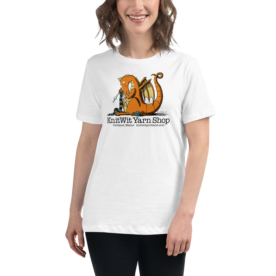 Dragon Knitting Women's Relaxed T-Shirt